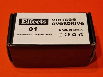 Noname Vintage Overdrive effects pedal box