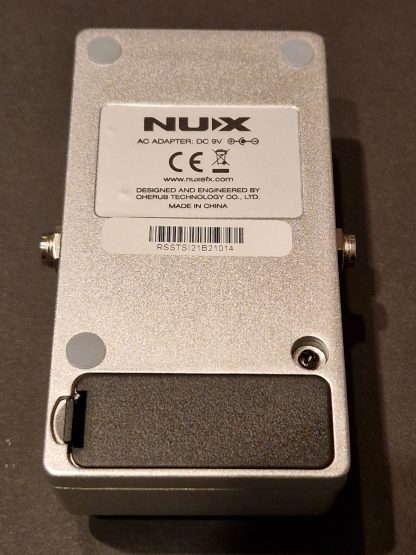 Nux Steel Singer Drive overdrive effects pedal bottom side