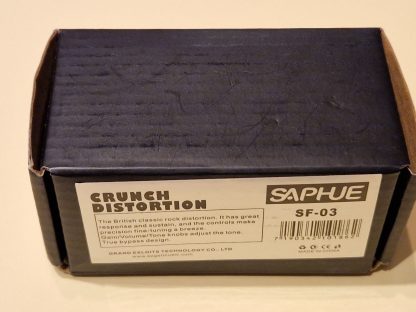 Saphue Crunch Distortion effects pedal box