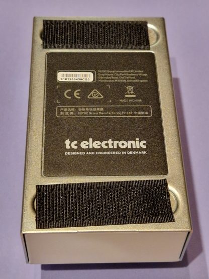 tc electronic el Cambo overdrive effects pedal bottom side