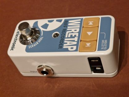 tc electronic Wiretap Riff Recorder looper pedal right side