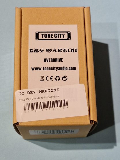 tone city Dry Martini overdrive effects pedal box