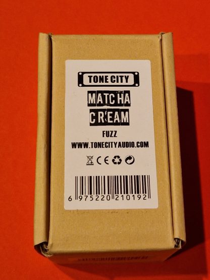 tone city Matcha Cream fuzz effects pedal box