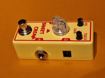tone city Sweet Cream overdrive effects pedal right side