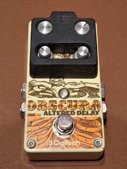 Digitech Obscura Altered Delay effects pedal controls protection