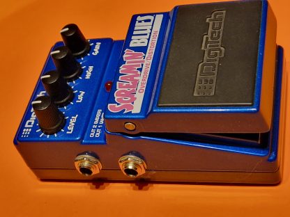 DigiTech Screamin' Blues Overdrive/Distortion overdrive effects pedal left side