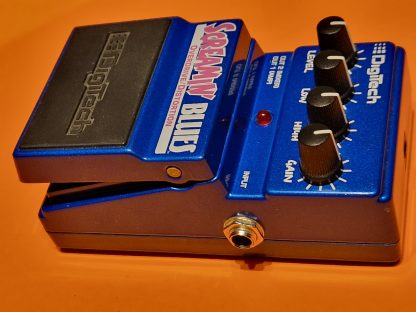 DigiTech Screamin' Blues Overdrive/Distortion overdrive effects pedal right side