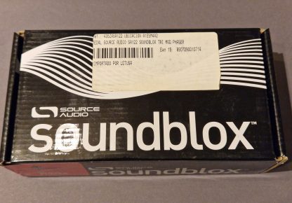 Source Audio Soundblox Tri-Mod Phaser effects pedal box