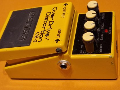 BOSS OS-2 OverDrive/Distortion effects pedal right side