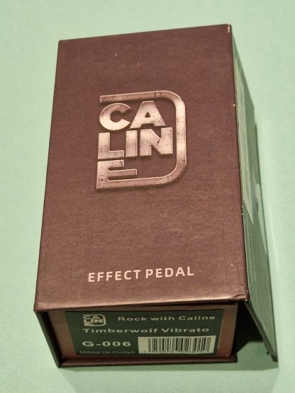 Caline Timberwolf Vibrato effects pedal box