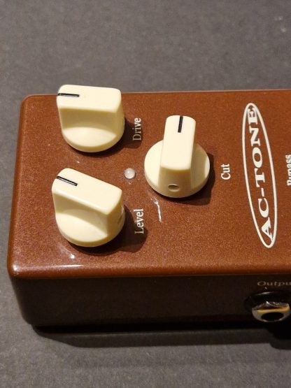 Carl Martin AC-Tone single channel overdrive effects pedal controls