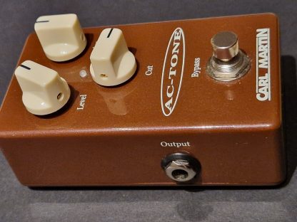 Carl Martin AC-Tone single channel overdrive effects pedal left side