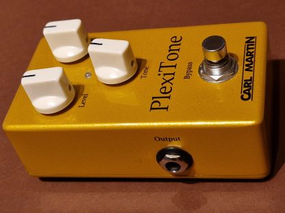 Carl Martin PlexiTine single channel overdrive effects pedal left side