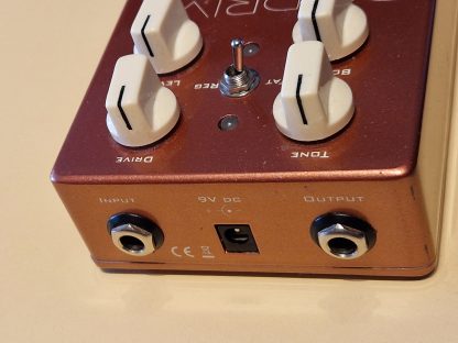 Carl Martin Vintage Series DC Drive v2 overdrive effects pedal top side