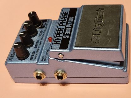 DigiTech Hyper Phase Stereo Phaser effects pedal left side