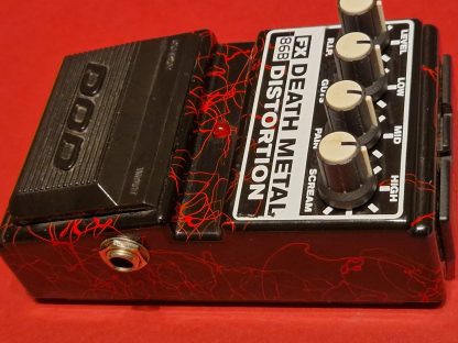 DOD FX86B Death Metal Distortion effects pedal right side