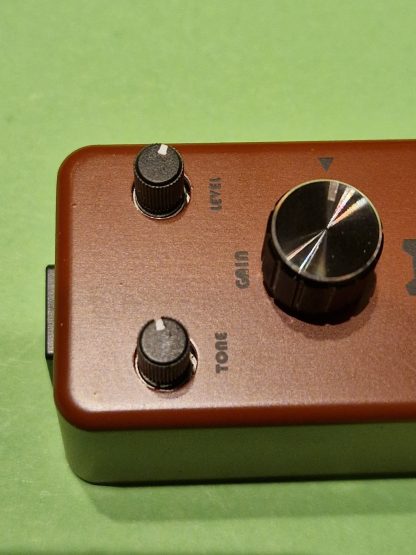 iSET PD-8 Overdrive effects pedal controls