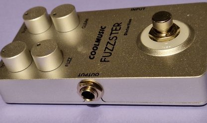 Coolmusic Fuzzster Distortion fuzz effects pedal left side