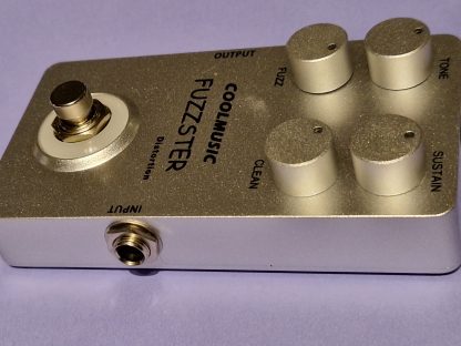 Coolmusic Fuzzster Distortion fuzz effects pedal right side