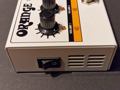 Orange Terror Stamp pedalboard amp pedal left side