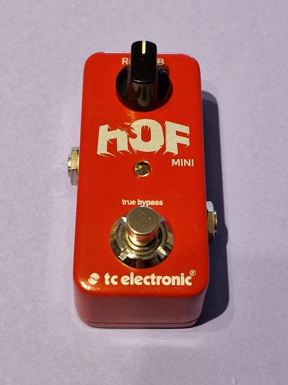 tc electronic Hallo of Fame mini reverb effects pedal