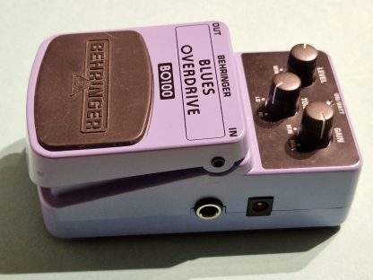 Behringer BO100 Blues Overdrive effects pedal right side