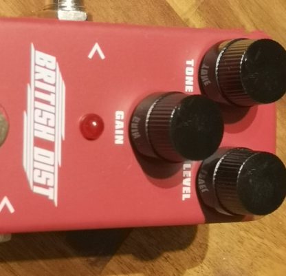 Twinote British Dist distortion effects pedal controls
