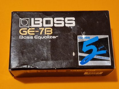 BOSS GE-7B Bass Equalizer effects pedal box