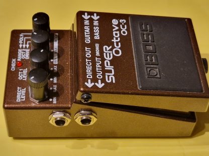 BOSS OC-3 Super Octave octaver effects pedal left side
