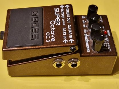 BOSS OC-3 Super Octave octaver effects pedal right side