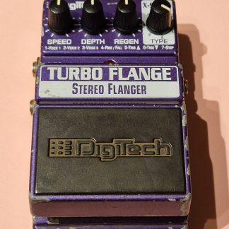 DigiTech Turbo Flange Stereo Flanger effects pedal
