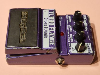 DigiTech Turbo Flange Stereo Flanger effects pedal right side