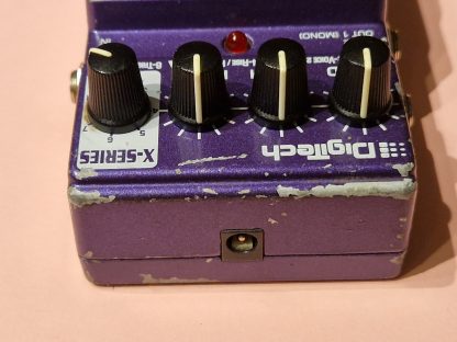 DigiTech Turbo Flange Stereo Flanger effects pedal top side