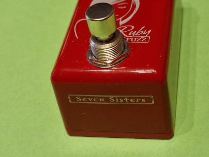 Red Witch Seven Sisters Ruby Fuzz effects pedal front side