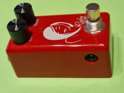 Red Witch Seven Sisters Ruby Fuzz effects pedal left side