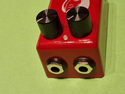 Red Witch Seven Sisters Ruby Fuzz effects pedal top side