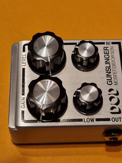 DOD Gunslinger Mosfet Distortion effects pedal controls