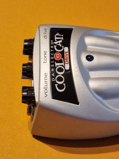 Danelectro Cool Cat Drive V2 overdrive effects pedal controls