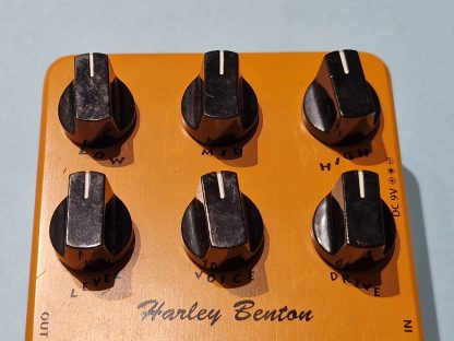 Harley Benton American Sound amp-in-a-box pedal controls