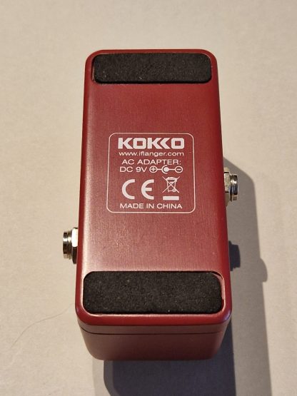 Kokko Distortion effects pedal bottom side