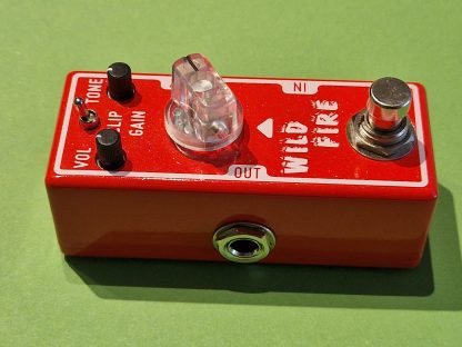 tone city Wild Fire distortion effects pedal left side