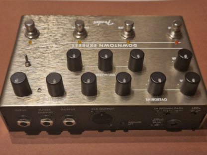 Fender Downton Express Bass Preamp pedal top side