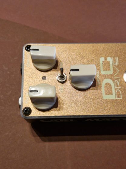 Carl Martin DC Drive V3 overdrive effects pedal controls