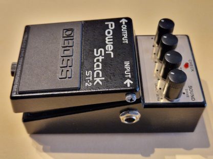BOSS ST-2 Power Stack Amp-in-a-box effects pedal right side
