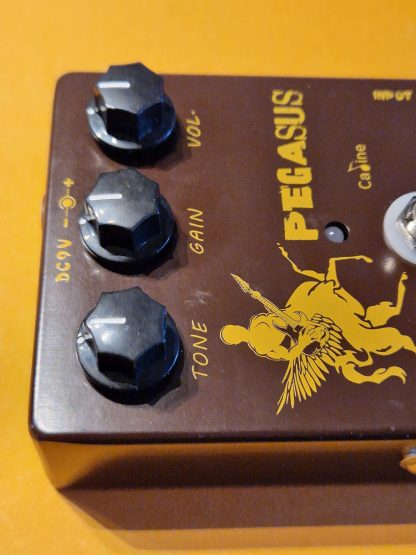 Caline Pegasus overdrive effects pedal controls