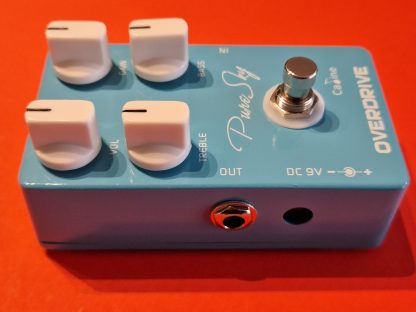 Caline Pure Sky Overdrive effects pedal left side