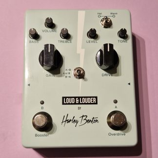 Harley Benton Loud & Louder bass booster and bass overdrive effects pedal