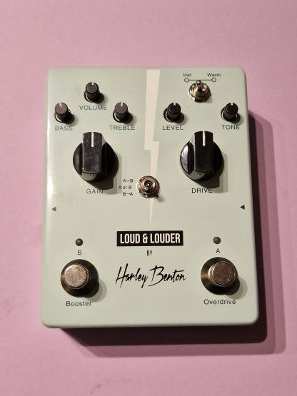 Harley Benton Loud & Louder bass booster and bass overdrive effects pedal