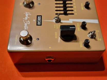 Harley Benton Sidecar overdrive and EQ effects pedal right side