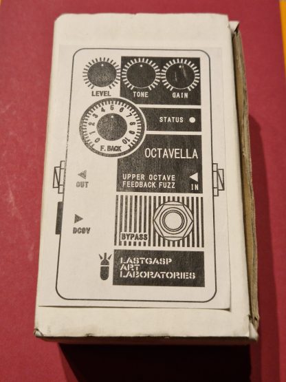 LastGasp Art Laboratories Octavella octave fuzz effects pedal box